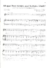 descargar la partitura para acordeón Ah quel bon temps quel temps c'était (Es war alles wunderschön) (Chant : Heintje Simons) en formato PDF