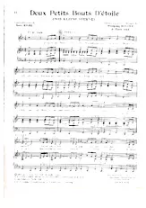 download the accordion score Deux petit bout d'étoiles (Zwei kleinen Sterne) (Chant : Heintje Simons) (Slow) in PDF format