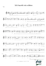 scarica la spartito per fisarmonica Ich bau dir ein Schloss (Chant : Heintje Simons) in formato PDF