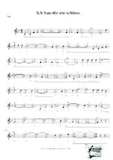 descargar la partitura para acordeón Ich bau dir ein Schloss (Chant : Heintje Simons) en formato PDF