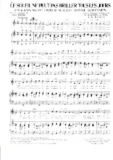 download the accordion score Le soleil ne peut pas briller tous les jours (Es kann nicht immer nur die Sonne scheinen) (Chant : Heintje Simons) in PDF format