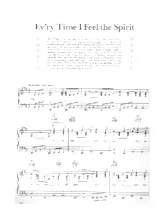 télécharger la partition d'accordéon Ev'ry time I feel the spirit (Gospel) au format PDF