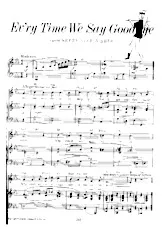 télécharger la partition d'accordéon Ev'ry time we say goodbye (Du Film : Seven Lively Arts) (Arrangement : Dr Albert Sirmay) (Slow) au format PDF