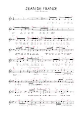 download the accordion score Jean de France in PDF format