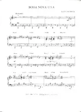 descargar la partitura para acordeón Bossa Nova U S A en formato PDF