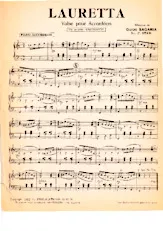 download the accordion score Lauretta (Arrangement : Carlo Stan) (Valse) in PDF format
