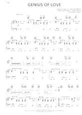 scarica la spartito per fisarmonica Genius of love (Disco Pop) in formato PDF