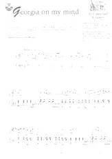download the accordion score Georgia on my mind (Chant : Ray Charles) (Slow Blues) in PDF format