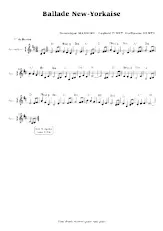 télécharger la partition d'accordéon Ballade New Yorkaise au format PDF