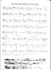 télécharger la partition d'accordéon Ghost Riders in the sky (Arrangement : Frank Rich) (Chant : Johnny Cash) (Country Quickstep Linedance) au format PDF