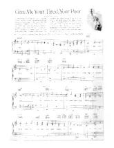 descargar la partitura para acordeón Give me your tired, your poor (Du Film : Miss Liberty) (Slow Fox-Trot) en formato PDF