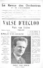 descargar la partitura para acordeón Valse d'Eecloo (Wals van Eekloo) en formato PDF