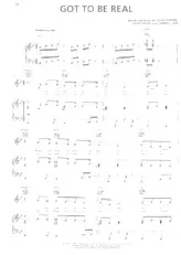 descargar la partitura para acordeón Got to be real (Chant : Cheryl Lynn) (Disco) en formato PDF