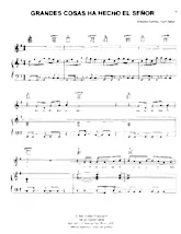 descargar la partitura para acordeón Grandes cosas ha hecho el Señor (Chant : Marcos Witt) (Gospel) en formato PDF