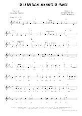 scarica la spartito per fisarmonica De la Bretagne aux Hauts de France (Fox Trot) in formato PDF