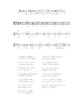 scarica la spartito per fisarmonica Jean-François de Nantes in formato PDF