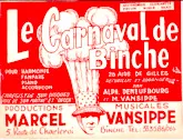 télécharger la partition d'accordéon Le carnaval de Binche : 26 airs de Gilles au format PDF