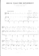 descargar la partitura para acordeón Devil take the Hindmost (Du Film : Love never dies) (Valse Lente) en formato PDF