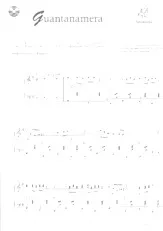 télécharger la partition d'accordéon Guantanamera (Interprètes : Joe Dassin / Nana Mouskouri) (Cha Cha) au format PDF