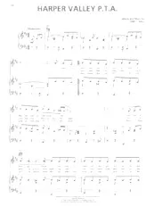 télécharger la partition d'accordéon Harper Valley P T A. (Chant : Jeannie Carolyn Riley) (Swing Madison) au format PDF