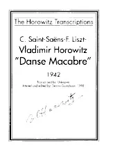 download the accordion score Danse Macabre (Arangement : Franz Liszt / Vladimir Horowitz) (Piano) in PDF format