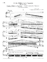 télécharger la partition d'accordéon Grandes Etudes de Paganini / Grand Etudes after Paganini / Größe Etüden nach Paganini (Clara Schuman gewidmed) (Piano) au format PDF