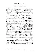 télécharger la partition d'accordéon Olé Malèna (Paso Doble) au format PDF