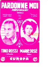 télécharger la partition d'accordéon Pardonne-moi (Perdonami) (Chant : Tino Rossi / Marie-José) (Tango) au format PDF