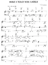 scarica la spartito per fisarmonica Have I told you lately (Slow Rumba) in formato PDF
