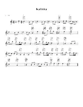 scarica la spartito per fisarmonica Kalinka (Folklore Russe) in formato PDF