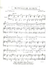télécharger la partition d'accordéon Monsieur Hibou (Chant : Maurice Chevalier) (Chansonnette) au format PDF