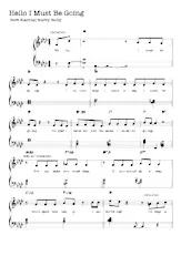 descargar la partitura para acordeón Hello I must be going (Madison) en formato PDF