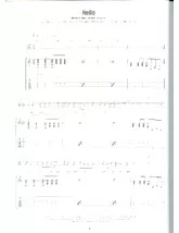 scarica la spartito per fisarmonica Hello (Interprètes : Oasis) (Swing Rock Madison) in formato PDF