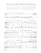 download the accordion score He's got the whole world in his hands (Chant : Mahalia Jackson / Laurie London) (Slow boogie rock) in PDF format