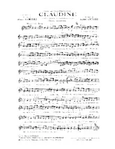 download the accordion score Claudine (Créée par Popol Francazal) (Java) in PDF format