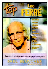 télécharger la partition d'accordéon Top Léo Ferré au format PDF