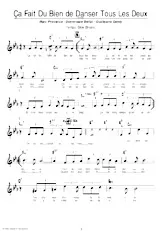 download the accordion score Ça fait du bien de danser tous les deux (Slow) in PDF format