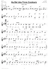 download the accordion score Au bal des trois couleurs (Quick Step) in PDF format