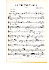 scarica la spartito per fisarmonica Si tu voulais (Orchestration) (Tango) in formato PDF