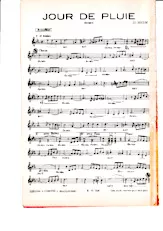 scarica la spartito per fisarmonica Jour de Pluie (Orchestration) (Boléro) in formato PDF