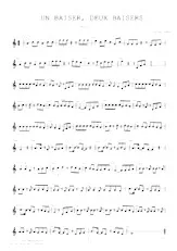 download the accordion score Un baiser, deux baisers (Biguine) in PDF format