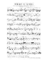 descargar la partitura para acordeón Porque te quiero (Paso Doble) en formato PDF