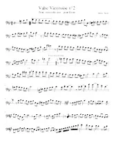 télécharger la partition d'accordéon Valse Viennoise n°2 (Violoncelle Solo) (Clé de fa) au format PDF