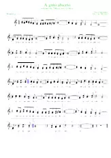 download the accordion score A grito abierto (Arrangement : Luc Markey) (Interprète : Miguel Aceves Mejia) (Rumba) in PDF format