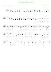 télécharger la partition d'accordéon A la luz del cigarro (Arrangement : Luc Markey) (Valse Flamenco) au format PDF