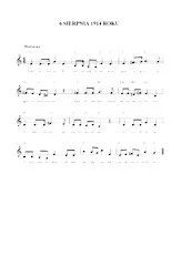 télécharger la partition d'accordéon 6 Sierpnia 1914 Roku (6 augustus 1914) (Marche) au format PDF