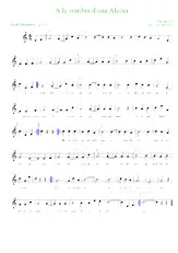 télécharger la partition d'accordéon A la sombra d'una alzina (In de schaduw van een eik) (Arrangement : Luc Markey) (Valse Flamenco) au format PDF