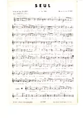 télécharger la partition d'accordéon Seul (Arrangement : Bob Ram's) (Orchestration) (Slow Rock) au format PDF