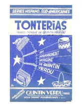 télécharger la partition d'accordéon Tonterias (Orchestration Complète) (Tango Typique) au format PDF
