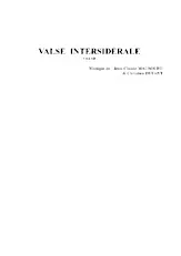 descargar la partitura para acordeón Valse intersidérale en formato PDF
